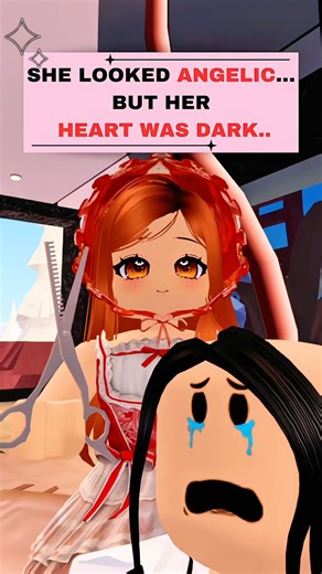 SHE LOOKED ANGELIC BUT HER HEART WAS DARK | Roblox story #roblox #robloxart #shorts #robloxedit