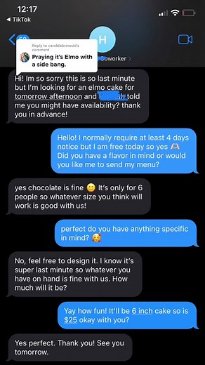 Replying to @caroldabrowski Heard yall wanted a reveal??? Sorry it took long, I would’ve included photos in the original if I had them but like I said I was in a rush. Anyway heres the freaking emo elmo cake okay! #fyp #emo #emoelmo #elmo #cakedecorating #shawnmendes #lying #smallbusiness #reddit #aita #storytime #pt2