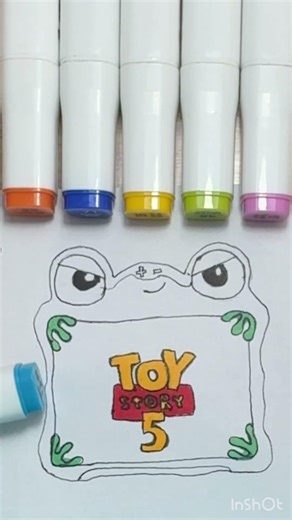 Watch me draw and color the tablet from Toy Story 5! 🎨📱#toystory5 #satisfying #youtubeshorts
