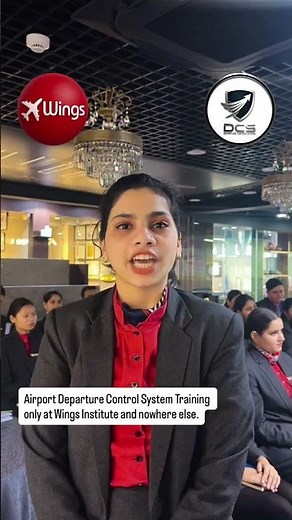 DCS Training LIVE (Check-in + Boarding Pass) | Airport Ground Staff Course 2026 | Wings Vadodara