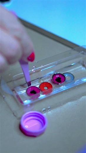 How to clean contact lenses - Step-by-step instructions [4K HDR HLG]