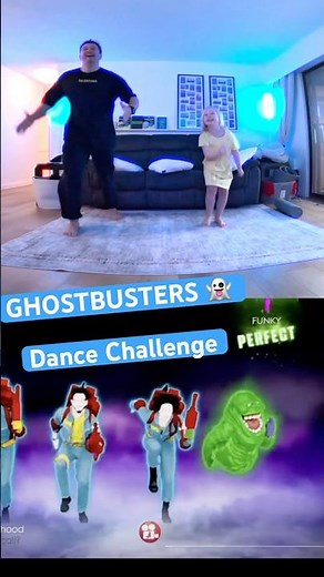Ghostbusters Dance Challenge 👻 (Avi vs. Daddy) #Ghostbusters #JustDance #DanceChallenge