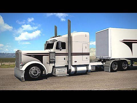 Peterbilt 389 - (Custom Fontaine Trailer) - American Truck Simulator - ATS 4K - Pinga Mods Flatbed
