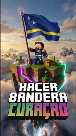 🇨🇼 Cómo Hacer la Bandera de Curazao en Minecraft 🎨