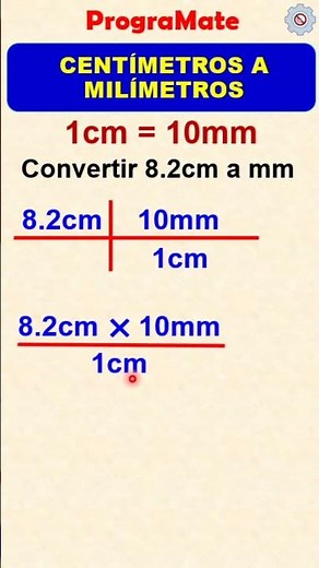 Centimetres to Millimetres - easy and fast #Shorts 👍