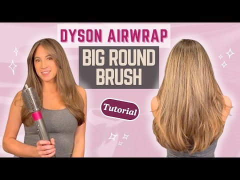 Dyson Airwrap Big Round Brush I Blowdry Tutorial