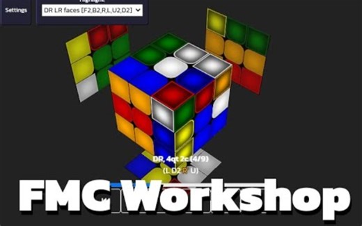 FMC Workshop网站 | 分析三阶魔方最少步FMC解法