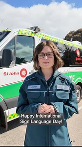 19K views · 320 reactions | It's International Day of Sign Languages! A day to celebrate, protect and support the diverse cultures and linguistic identities of deaf people and sign language users all around the world. Lauren, St John WA Paramedic, is learning Auslan and is back to highlight Convo - an Auslan video interpreting service we're proud to have available for deaf patients and their families across our services. | St John WA | Facebook