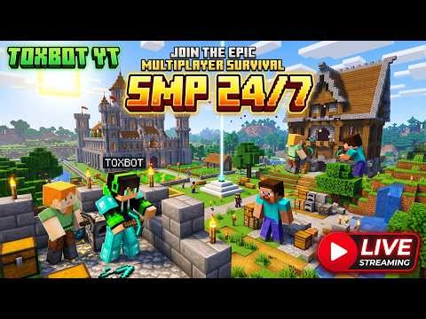 🔴 Minecraft YU Smp | Building Raid Farm | More Grinding #minecraftgameplay #minecraftserver