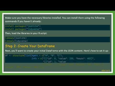 Extracting JSON Values from DataFrames in R