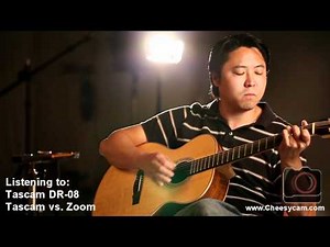 Tascam DR-08 vs Zoom H1 samples