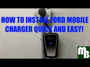 How to install Ford Mobile EV Charger for Mustang Mach-e and F150 Lightning Quick and Easy!