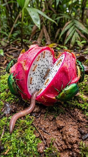 🐉 Dragon Fruit Life Cycle in 36 Seconds 🌱 | From Seed to Fruit #shorts