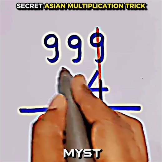 The Secret Asian Multiplication Trick 🇯🇵🧠 #maths