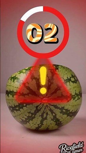 10 Second Watermelon Bomb Timer #timer #bomb #10secondtimer #watermelon