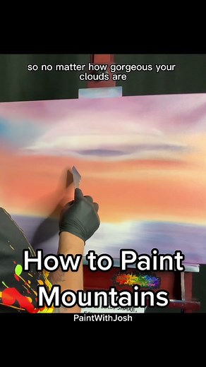 How to Paint Mountains like Bob Ross with Josh Kirkham