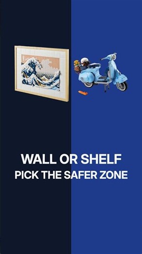 Wall or Shelf: The Best LEGO Display Choice for Apartments