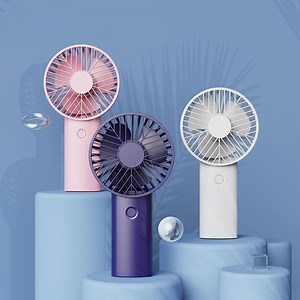 [Hot Item] Custom Rechargeable Holder USB Hand Air Conditioner Pocket Battery Portable Mini Fan