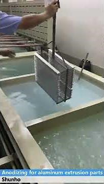 What is anodizing process for aluminum heat sink and extrusion parts?