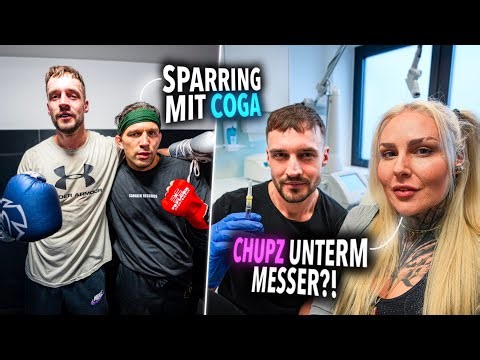 Neue Lippen für ‪@Chupz_ink‬ und harte Schläge von ‪@MaxCogaMMA‬!