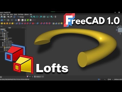 Additive/Subtractive Loft in FreeCAD 1.0 | Basic Introduction