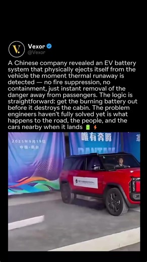 This EV Battery System Ejects Itself From The Car When It Detects A Fire 🔋⚡