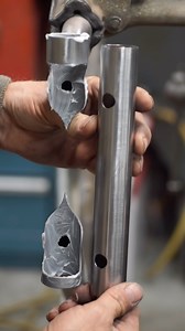 Another bi-laminate head tube is in the books. Lots of ways to do this but this is how I do it. I don’t let that middle part of the head tube go to waste. It ends up becoming seat stay caps and what not. The big fillets are done with low fuming bronze and the head tube insert is silver brazed with 56%. The end result is a hybrid lug and fillet brazed frame. The only real advantage is the freedom of geometry selection and the ability to take advantage of the lug edges when painting and lining. Al