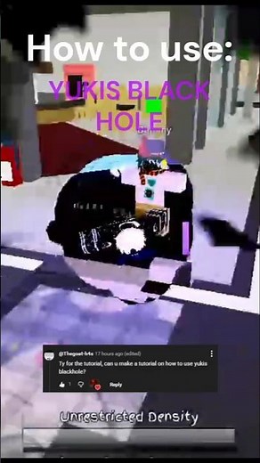 How to use Yukis Blackhole Properly #roblox #rblx #jjs #jjk #jujutsushenanigans #jujutsukaisen #game