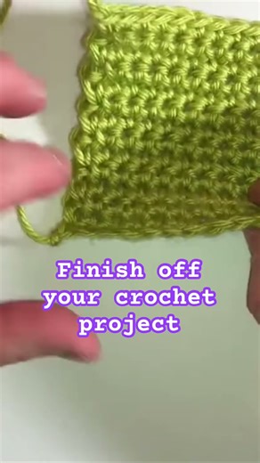 How to end a crochet project - watch the full tutorial too!