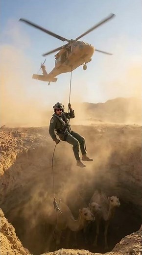 Brave Camel Calf Saves Its Family – Shocking Desert Rescue