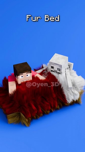 Testing Different Minecraft Beds with Realistic Blender Physics