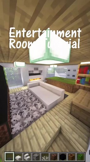 Minecraft Entertainment Room Tutorial