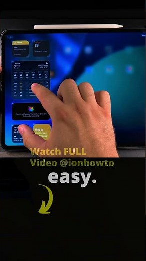 iPad Pro M5 iPadOS 26 How to Customize Home Screen Apps Folders Widgets Part 6