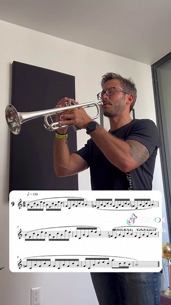Ost Lip Flexibility 9 (Vol. 2) performed by Roman Rivero. Enjoy! Sheet music link in bio (21 Lip Flexibilities for Trumpet). #trumpet #lipflexibilities #trumpetplayer #trumpetmusic #trumpetplayersoftiktok
