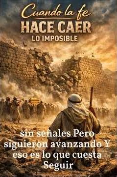 Cuando la fe hace caer lo imposible. mensaje profundo.