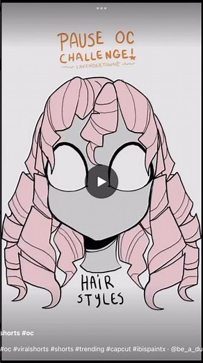 Pause oc challenge by @LavenderTowne #oc #art #pauseocchallenge #digitalart #shorts