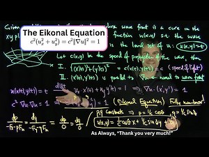 The Eikonal Equation and Geometric Optics
