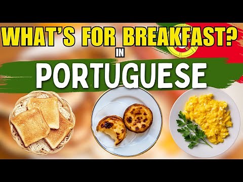 Breakfast Vocabulary in Portuguese