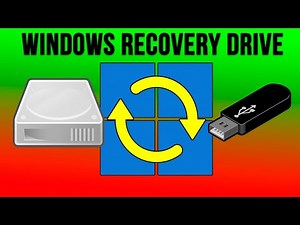 How to Use the Windows Recovery Drive Feature to Reinstall Windows when your Computer Won't Boot