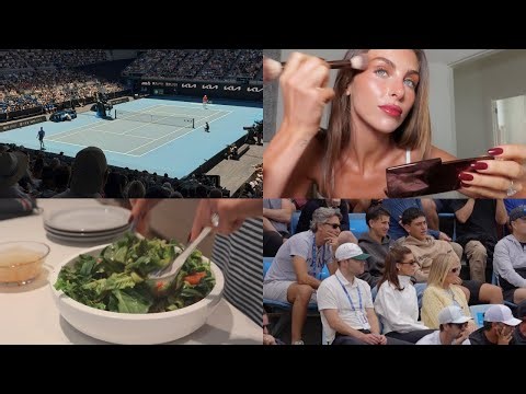 Australia Travel Vlog | Australian Open, Cooking & Updated Makeup Routine 🎾🩷