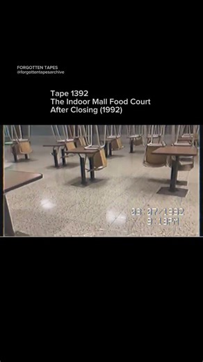 Tape 1392 – The Indoor Mall Food Court After Closing (1992) | Forgotten Tapes