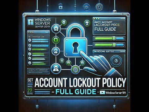 Set Account Lockout Policy in Windows Server 2019 | Active Directory & GPUpdate Demo