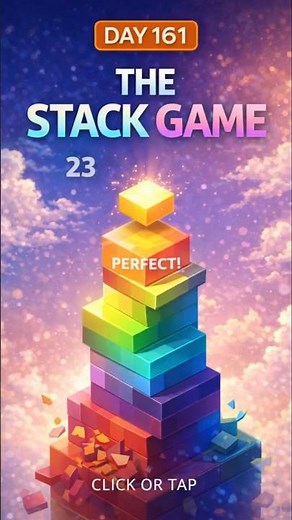 How to create Stack Game Using HTML, CSS and JS|#shorts #coding #programming #webdevelopment