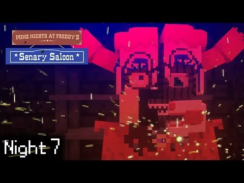 MINE Nights at Freddy's SENARY SALOON | Night 7 (Minecraft FNAF Roleplay)
