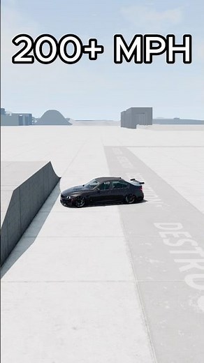 BMW vs Wall Crash Test 25–200+ MPH 😳 | BeamNG