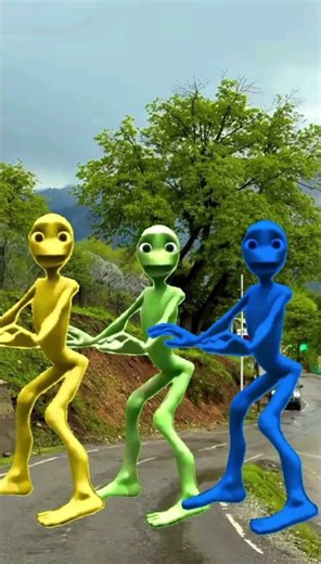 Big alien chase T-rex chasingpart-353#sorts #alien#YouTube#alien kamo tika sika
