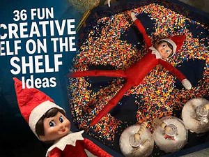 ✨36 Funny and Creative Elf on a Shelf ideas✨ Easy for parents