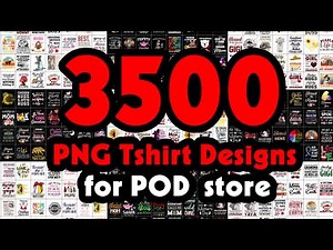 3500 PNG Tshirt Designs Bundles Download
