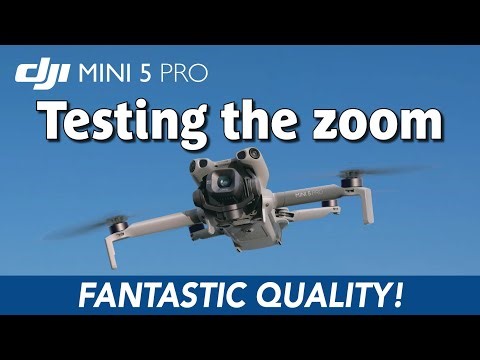 First flight with Mini 5 Pro - testing the zoom