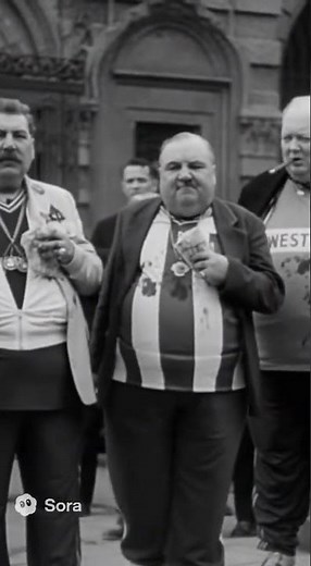 Winston Churchill, Josef Stalin and Franklin D. Roosevelt at the Tehran Conference in 1943